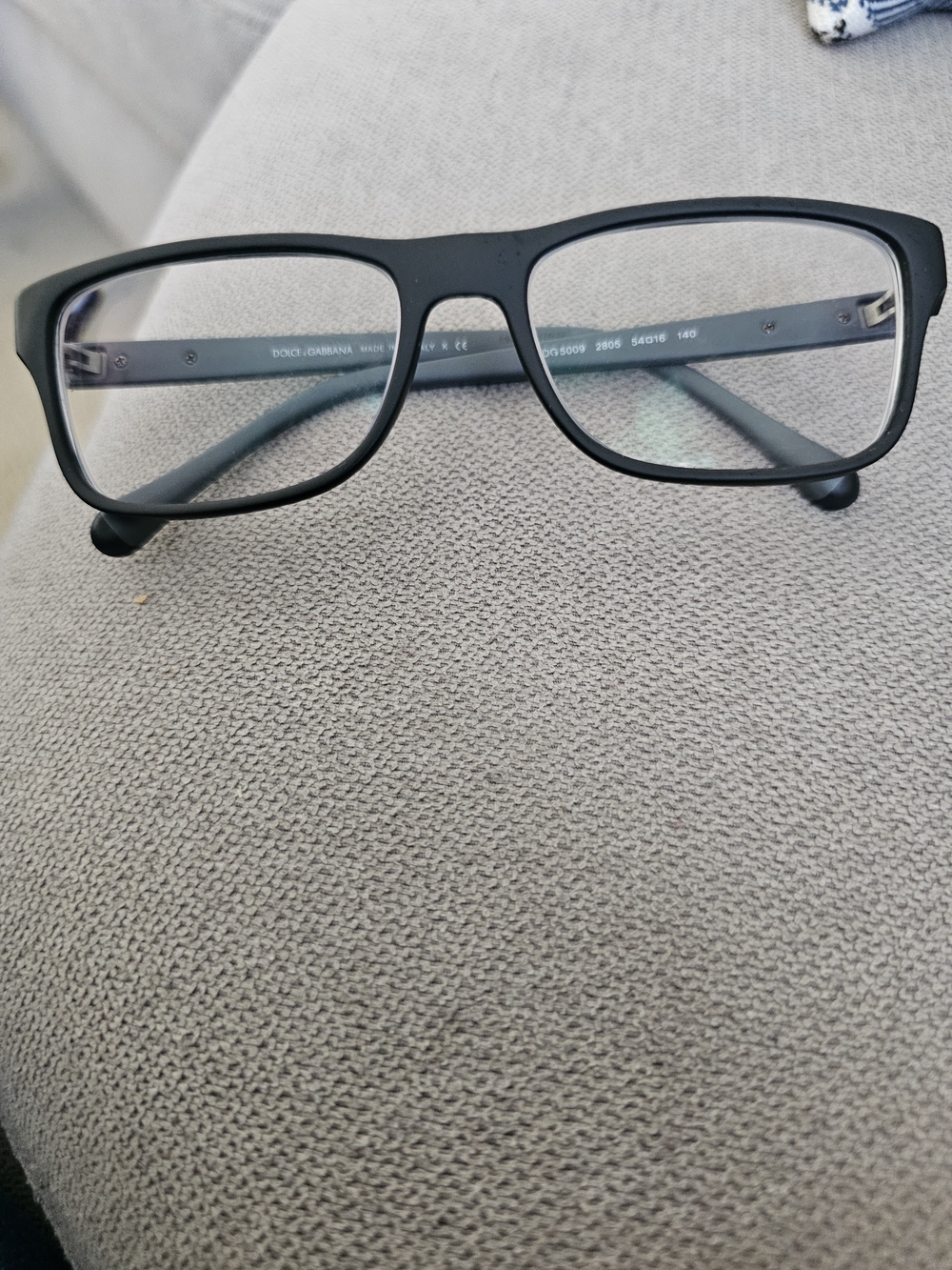 Dolce & Gabbana DG5009 2805 Mens Matte Black Eyeglasses Frames 54/16~140